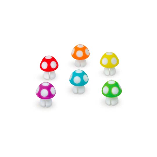 Genuine Fred&#xAE; Tiny Toadstools&#x2122; Rainbow Drink Charms